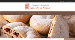 Desktop Screenshot of panaderiareinamariacristina.com